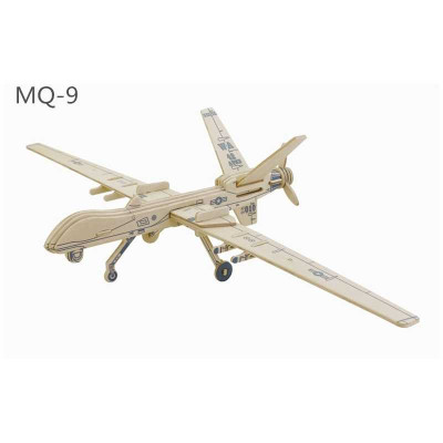 RoboTime 3D dřevěná skládačka Americký dron MQ9
