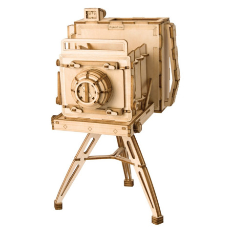 RoboTime 3D dřevěná skládačka Historický fotoaparát ~ 1