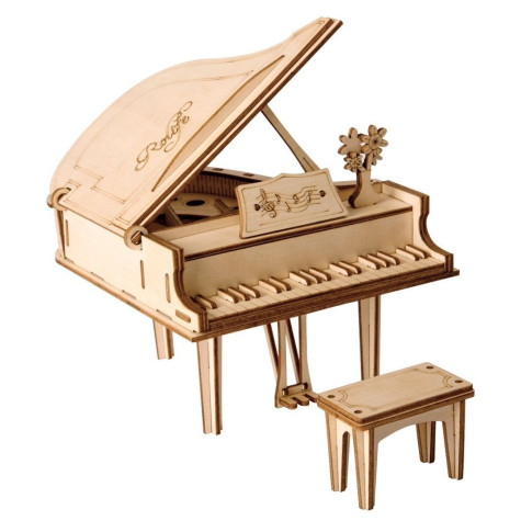 RoboTime 3D dřevěná skládačka Velké piano ~ 1