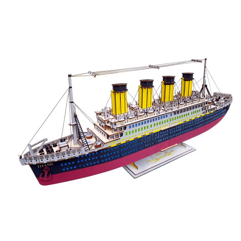 Woodcraft Dřevěné 3D puzzle Titanic ~ 1