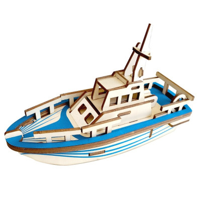 Woodcraft Dřevěné 3D puzzle Loď