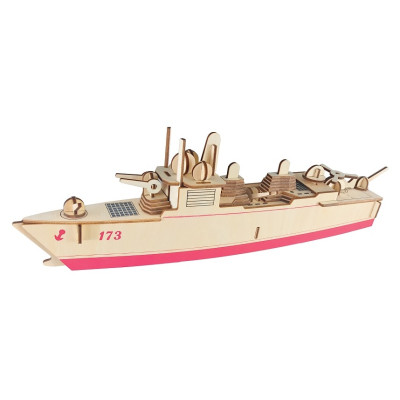 Woodcraft Dřevěné 3D puzzle Torpédoborec 052D