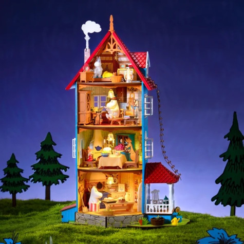 RoboTime 3D puzzle Miniatura domečku Mumínkův domeček ~ 2