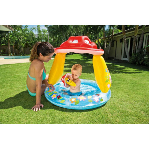 Intex 57114 Bazén nafukovací baby muchomůrka 102x89cm ~ 2