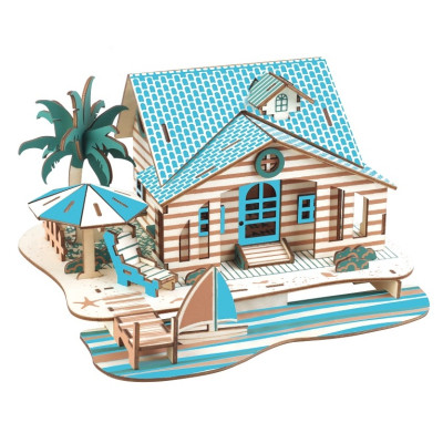 Woodcraft Dřevěné 3D puzzle Vila na Bali