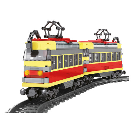 Rappa BLOXO Tramvaj stavebnice na baterie s kolejemi 724 ks ~ 1