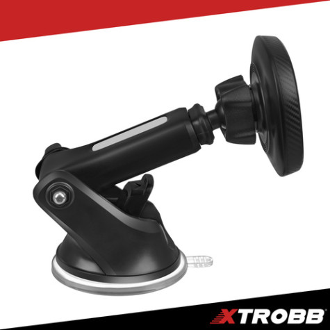 Magnetický držák na telefon do auta s přísavkou černý Xtrobb 28175 ~ 4