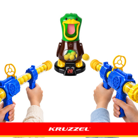 Střelba na terč z pistole Nakrm kačenku Kruzzel 28608 ~ 3