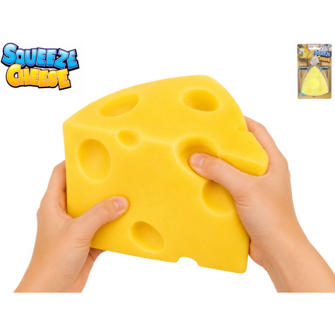 Squeeze Cheese Mega strečový Sýr 8 cm na kartě ~ 1