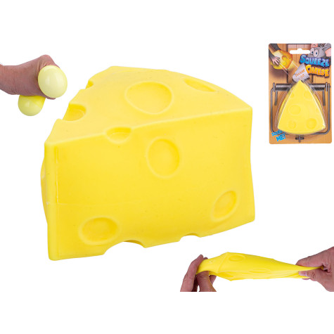 Squeeze Cheese Mega strečový Sýr 8 cm na kartě ~ 2