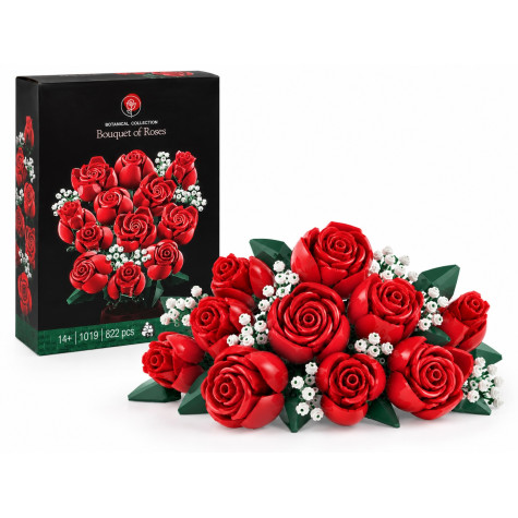 Botanical Bouquet of Roses stavebnice růže 822 ks ~ 1