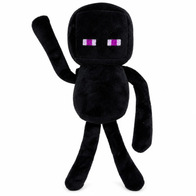Plyšový Enderman Minecraft černý 32 cm