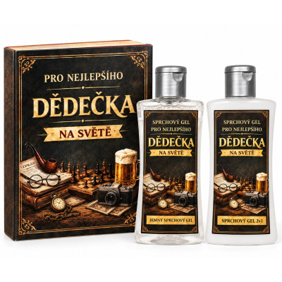Kosmetická sada kniha - Pro nejlepšího dědečka