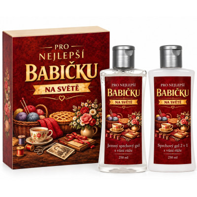 Kosmetická sada kniha - Pro nejlepší babičku
