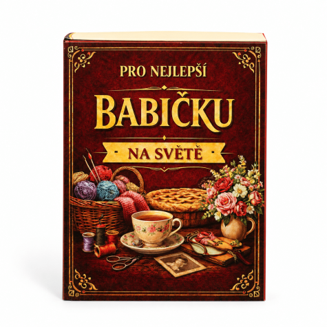 Kosmetická sada kniha - Pro nejlepší babičku ~ 4