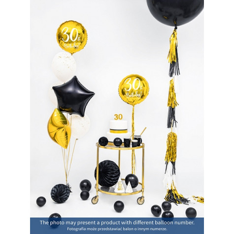 Foliový balónek zlatý - 18. narozeniny