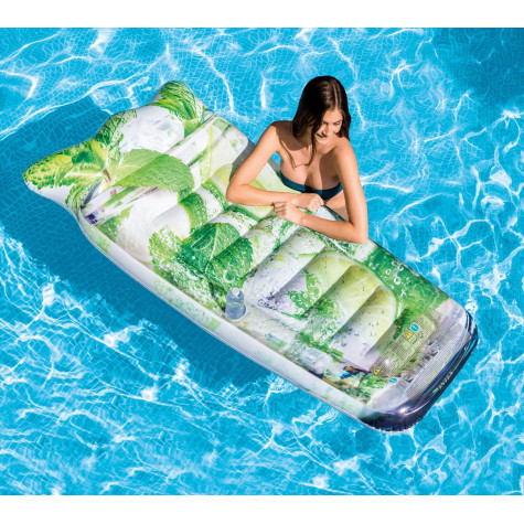 Intex 58778 Lehátko nafukovací koktejl mojito 178x91cm