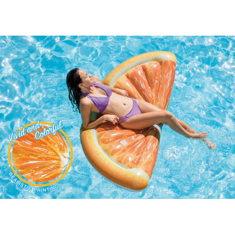 Intex 58763 Lehátko nafukovací pomeranč 170x76cm ~ 2
