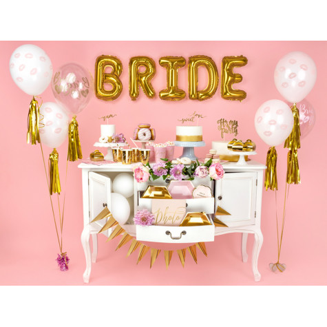 Balónky Bride to Be 6 ks - zlatý ~ 3