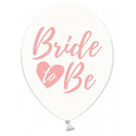 Balónky Bride to Be 6 ks - růžový