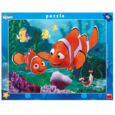 Dino Nemo v bezpečí deskové puzzle 40 dílků
