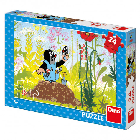 Dino Krtek v kalhotkách puzzle 24 dílků