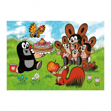Dino Krtek: Narozeniny maxi puzzle 24 dílků ~ 2