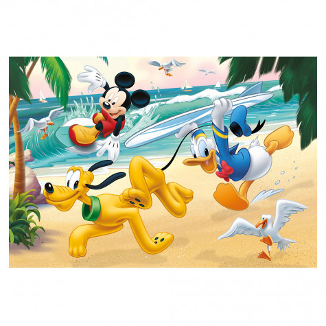 Dino Mickey sportuje puzzle 2x77 dílků