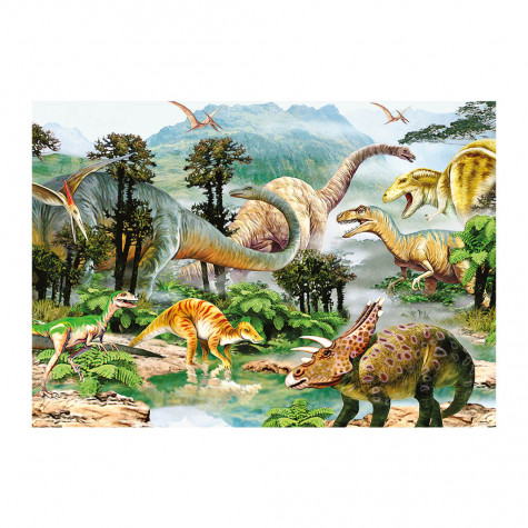 Dino Život dinosaurů puzzle 100XL dílků