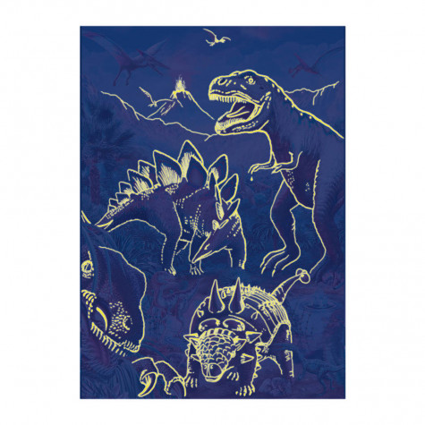 Dino Svět Dinosaurů neon puzzle 100XL dílků ~ 3