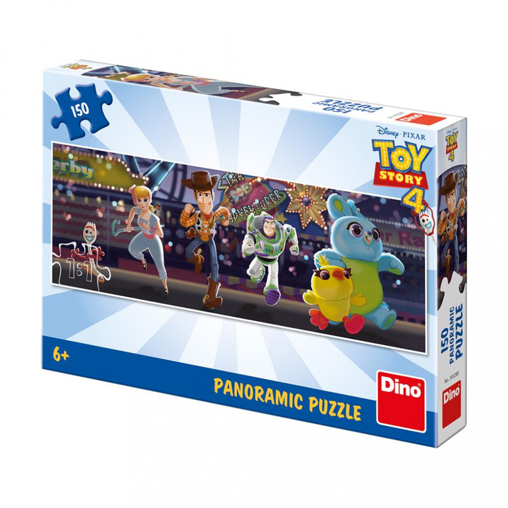 Dino Toy Story 4: Útěk panoramic puzzle 150 dílků