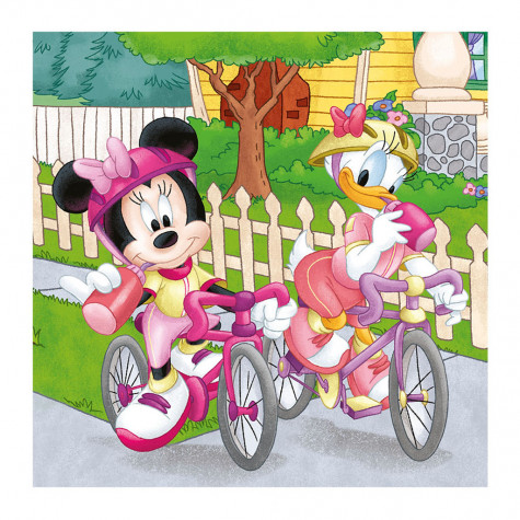 Dino Mickey a Minnie sportovci puzzle 3x55 dílků