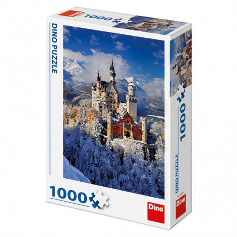 Dino Zimní Neuschwanstein puzzle 1000 dílků