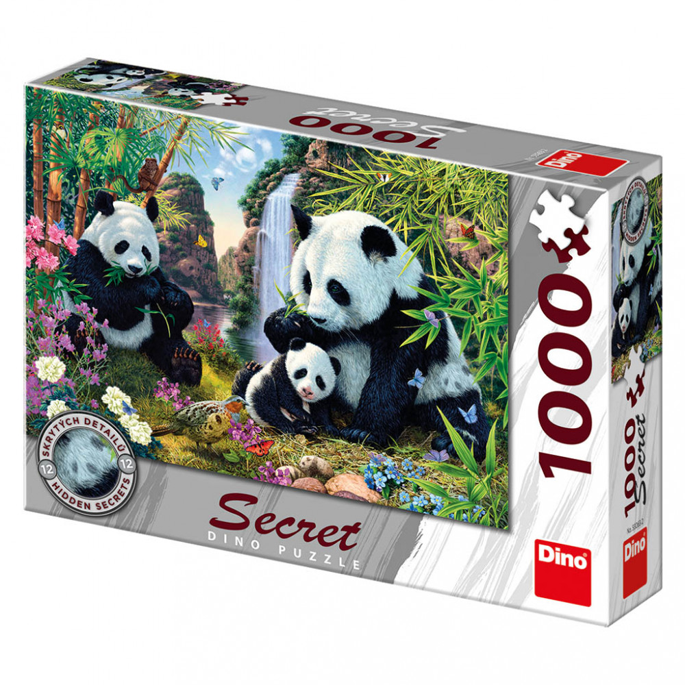 Dino Pandy secret collection puzzle 1000 dílků
