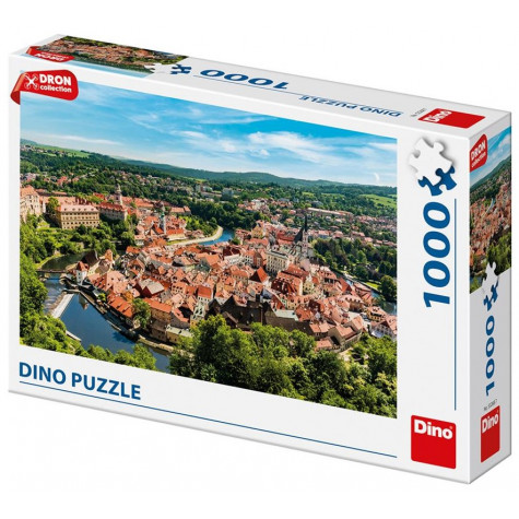 Dino Český Krumlov dron collection puzzle 1000 dílků