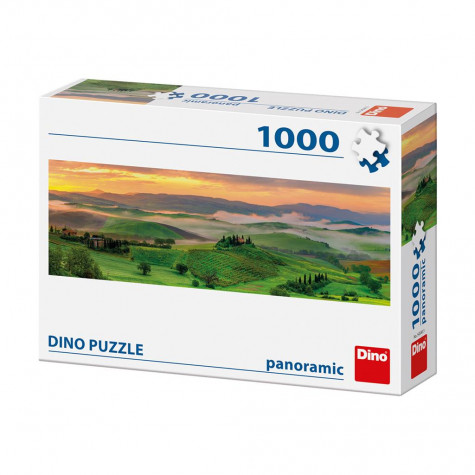 Dino Západ slunce panoramic puzzle 1000 dílků