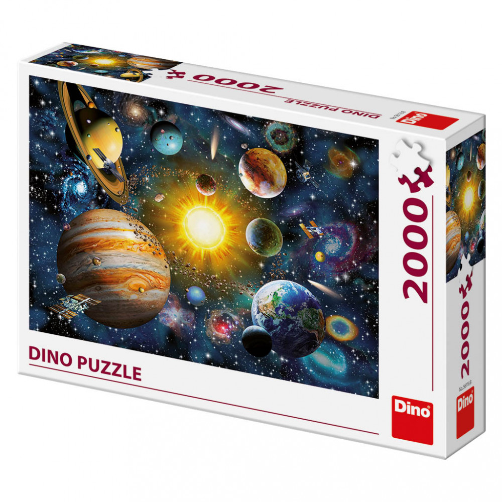 Dino Sluneční soustava puzzle 2000 dílků