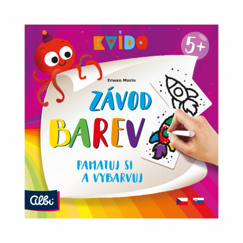 Albi Kvído - Závod barev - Pamatuj si a vybarvuj