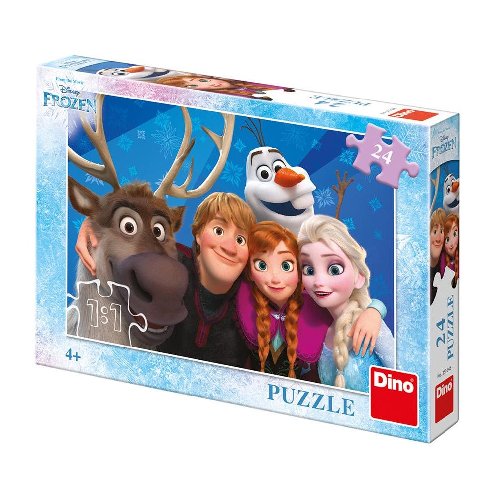 Dino Frozen Selfie puzzle 24 dílků