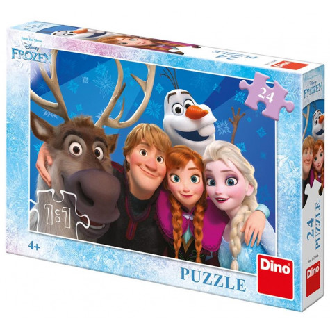 Dino Frozen Selfie puzzle 24 dílků