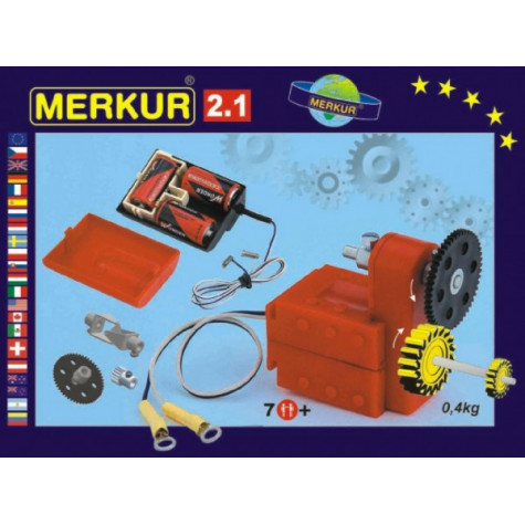 Stavebnice MERKUR 2.1 Elektromotorek