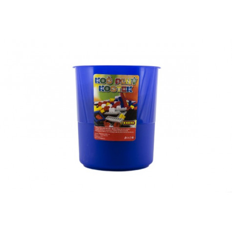 Stavebnice Cheva Koš Plný Kostek plast 2 kg v plastovém boxu ~ 2