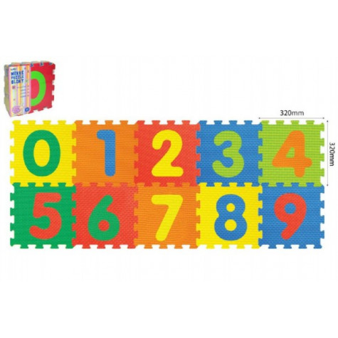 Wiky Pěnové puzzle Číslice 32x32cm