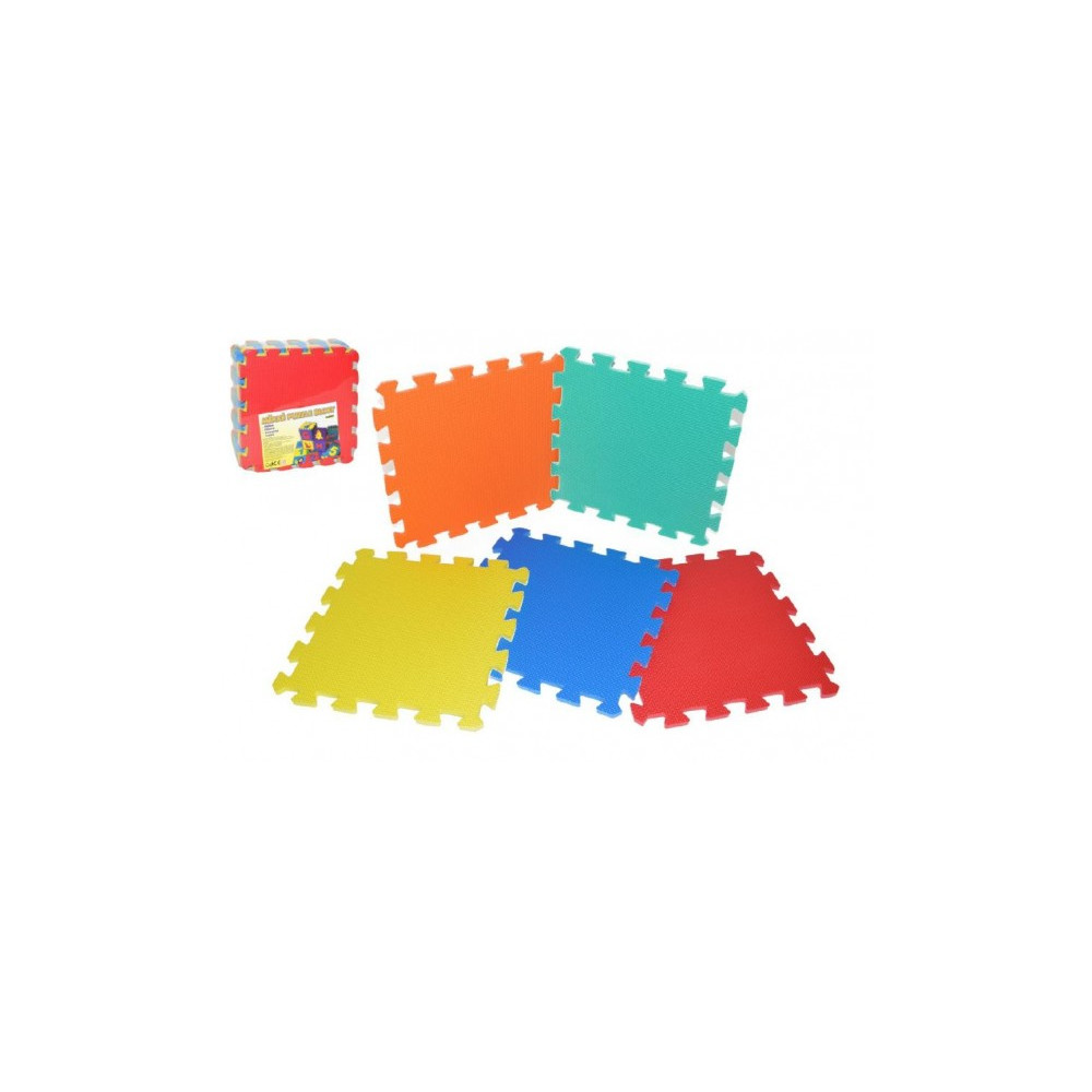 Wiky Pěnové puzzle barevné 32x32cm 10ks