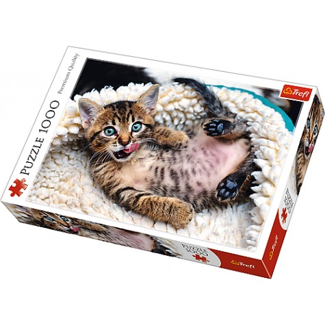 Trefl Puzzle Veselé kotě 1000 dílků ~ 1