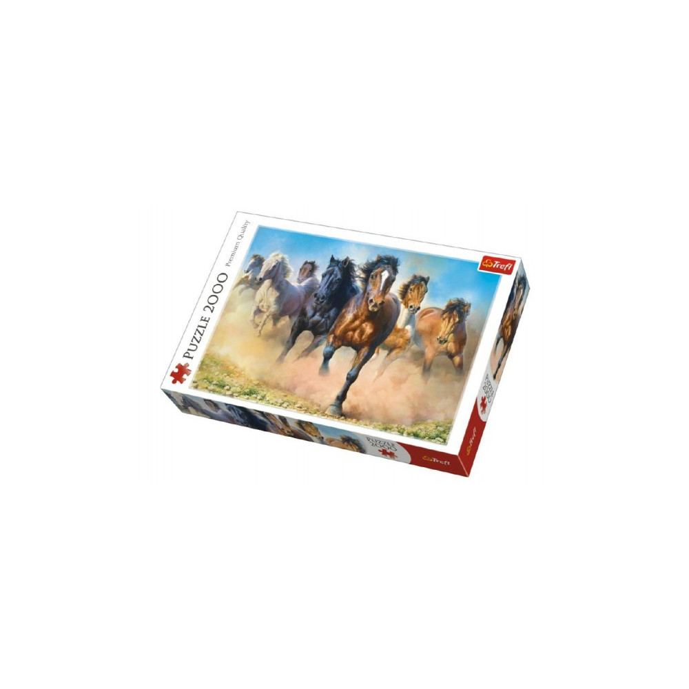 Trefl Puzzle Stádo koní 2000 dílků