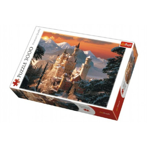 Trefl Puzzle Zimní zámek Neuschwanstein 3000 dílků