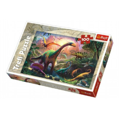 Trefl Puzzle Dinosauři 100 dílků