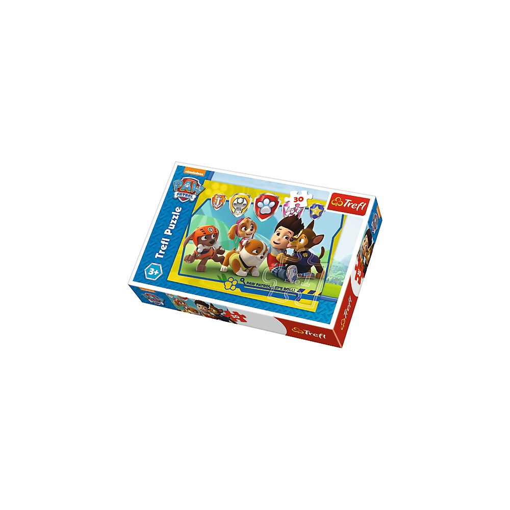 Trefl Puzzle Paw Patrol/Tlapková patrola Ryder a kamarádi 30 dílků