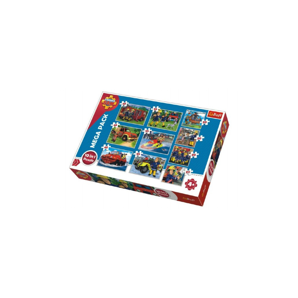 Trefl Puzzle Požárník Sam 10v1 20, 35, 48 dílků